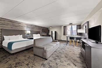 Suite, 2 Queen Beds, Non Smoking, Kitchenette (Walk-in Shower;Larger Room)
