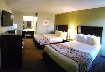 Standard Room, 2 Queen Beds, Non Smoking, Refrigerator & Microwave