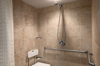 Suite, 1 King Bed with Sofa bed, Mobility Accessible, Microwave (Mobility, Roll-in Shower)