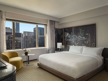 Room, 1 King Bed, Accessible, City View (with Roll-in Shower)