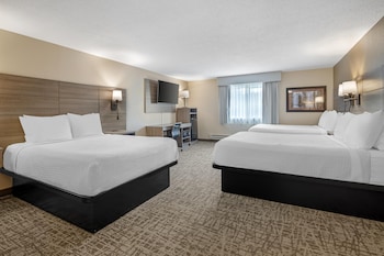Standard Room, 2 Queen Beds, Non Smoking, Refrigerator & Microwave