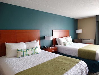 Standard Room, 2 Queen Beds, Non Smoking, Refrigerator & Microwave