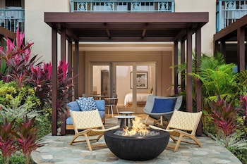 Fire Lanai, Deluxe Guest Room, 1 King, Ocean View