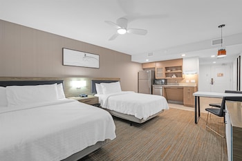 Room, 2 Double Beds (Roll-In Shower)