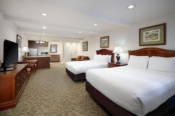 Standard Room, 2 Queen Beds, Non Smoking, Refrigerator & Microwave (Walk-in Shower;Larger Room)