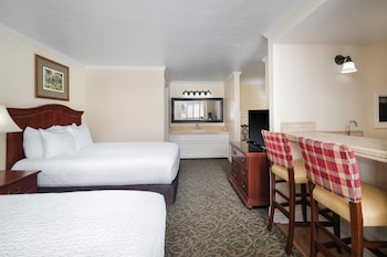 Standard Room, 2 Queen Beds, Non Smoking, Refrigerator & Microwave (Larger Room)