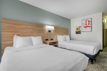 Standard Room, 2 Queen Beds, Non Smoking, Refrigerator & Microwave