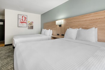 Standard Room, 2 Double Beds, Accessible, Refrigerator & Microwave