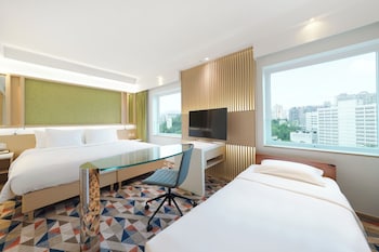 Salon with Rollaway Bed