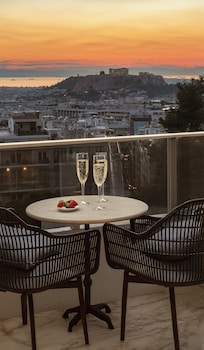 Premium Room with Private Balcony and Panoramic Acropolis View