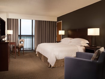 Suite, 1 King Bed, Accessible (Mobility & Hearing, Roll-in Shower)