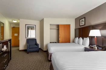 Standard Room, 2 Double Beds, Refrigerator & Microwave