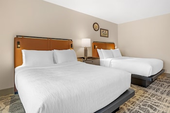 Standard Room, 2 Queen Beds, Non Smoking, Refrigerator & Microwave