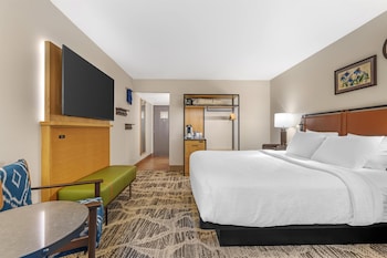 Standard Room, 1 King Bed, Non Smoking, Refrigerator & Microwave