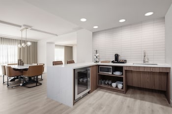 Suite, 1 King Bed with Sofa bed, Roll-in Shower (Hospitality)