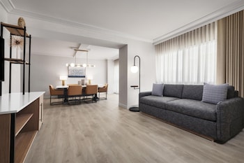 Suite, 1 King Bed with Sofa bed, Roll-in Shower (Hospitality)