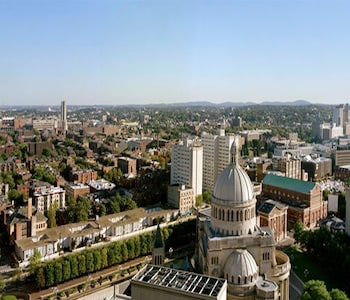 Room, 2 Double Beds, City View, Corner (High Floor)