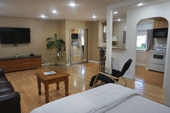Premium Studio Suite, Kitchen, Courtyard Area