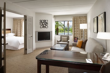 Suite, 1 Bedroom,  King Bed, & Sofa Bed, Balcony, Pool View