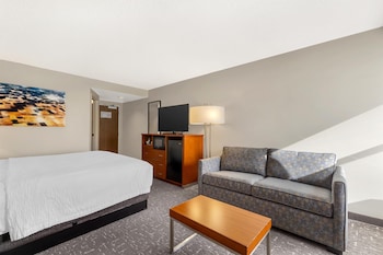 Standard Room, 1 King Bed, Non Smoking, Refrigerator & Microwave