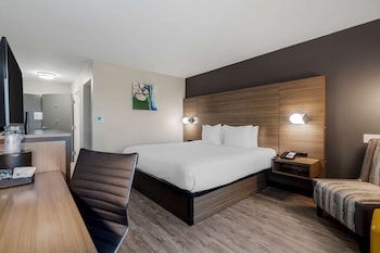 Standard Room, 1 King Bed, Refrigerator & Microwave