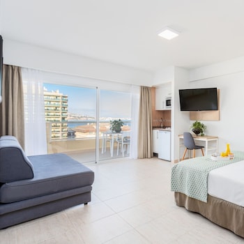 Superior Studio, Terrace, Partial Sea View