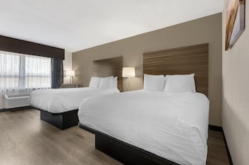 Standard Room, 2 Queen Beds, Non Smoking, Refrigerator & Microwave