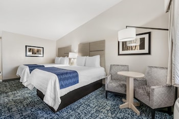 Standard Room, 2 Queen Beds, Non Smoking, Refrigerator & Microwave
