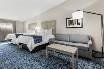 Standard Room, 2 Queen Beds, Non Smoking, Refrigerator & Microwave
