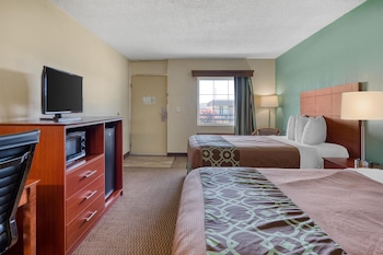 Standard Room, 2 Double Beds, Non Smoking, Refrigerator & Microwave