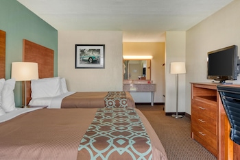 Standard Room, 2 Double Beds, Smoking, Refrigerator & Microwave