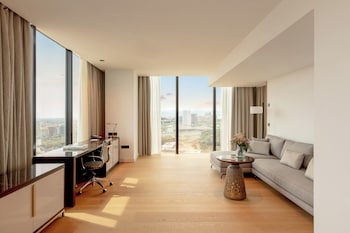 Red Level One Bedroom Master Suite