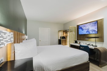 Standard Room, 1 King Bed, Non Smoking, Refrigerator & Microwave