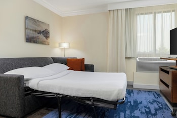 Suite, 1 King Bed with Sofa bed, Accessible Bathtub