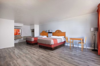 Standard Room, 2 Queen Beds, Non Smoking, Refrigerator & Microwave