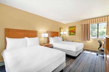 Standard Room, 2 Double Beds, Non Smoking, Refrigerator & Microwave