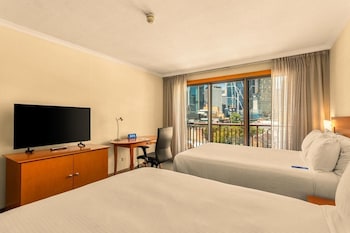 Two Double Beds with Harbour Views