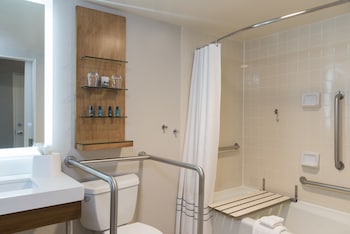 Room, 1 Queen Bed, Roll-in Shower (Accessible)
