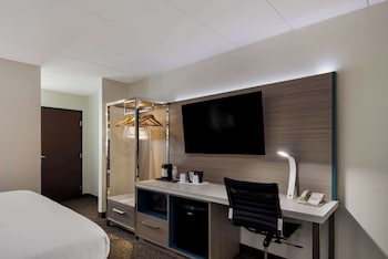 Standard Room, 1 King Bed, Non Smoking, Refrigerator & Microwave