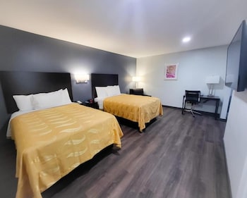 Standard Room, 2 Double Beds, Non Smoking, Refrigerator & Microwave