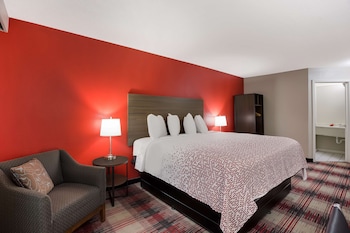Standard Room, 1 King Bed, Smoking, Refrigerator & Microwave