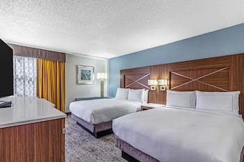 Room, 2 Queen Beds, Non Smoking, Refrigerator & Microwave