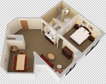 One Bedroom Conference Suite, One King Bed
