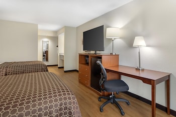 Standard Room, 2 Double Beds, Non Smoking, Refrigerator & Microwave
