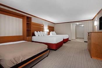 Standard Room, 2 Queen Beds, Non Smoking, Refrigerator & Microwave