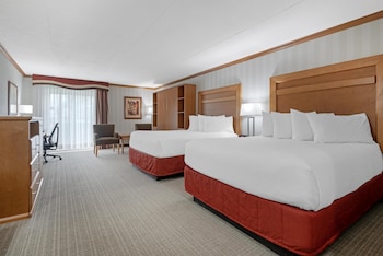 Standard Room, 2 Queen Beds, Non Smoking, Refrigerator & Microwave