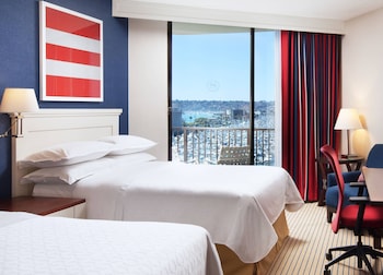 Standard Room, 2 Double Beds, Balcony, Tower