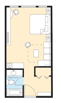 Studio Suite, 1 King Bed with Sofa bed, Kitchenette