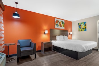 Standard Room, 1 King Bed, Non Smoking, Refrigerator & Microwave