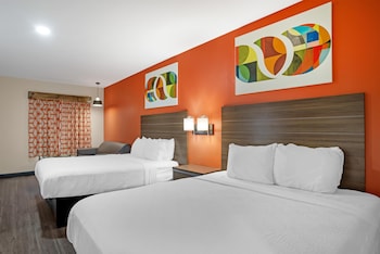 Standard Room, 2 Queen Beds, Smoking, Refrigerator & Microwave (with Sofabed)